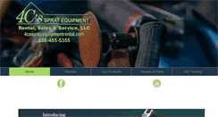 Desktop Screenshot of 4cssprayequipmentrental.com